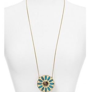 Women Jules Smith Soleil Round Pendant Necklace